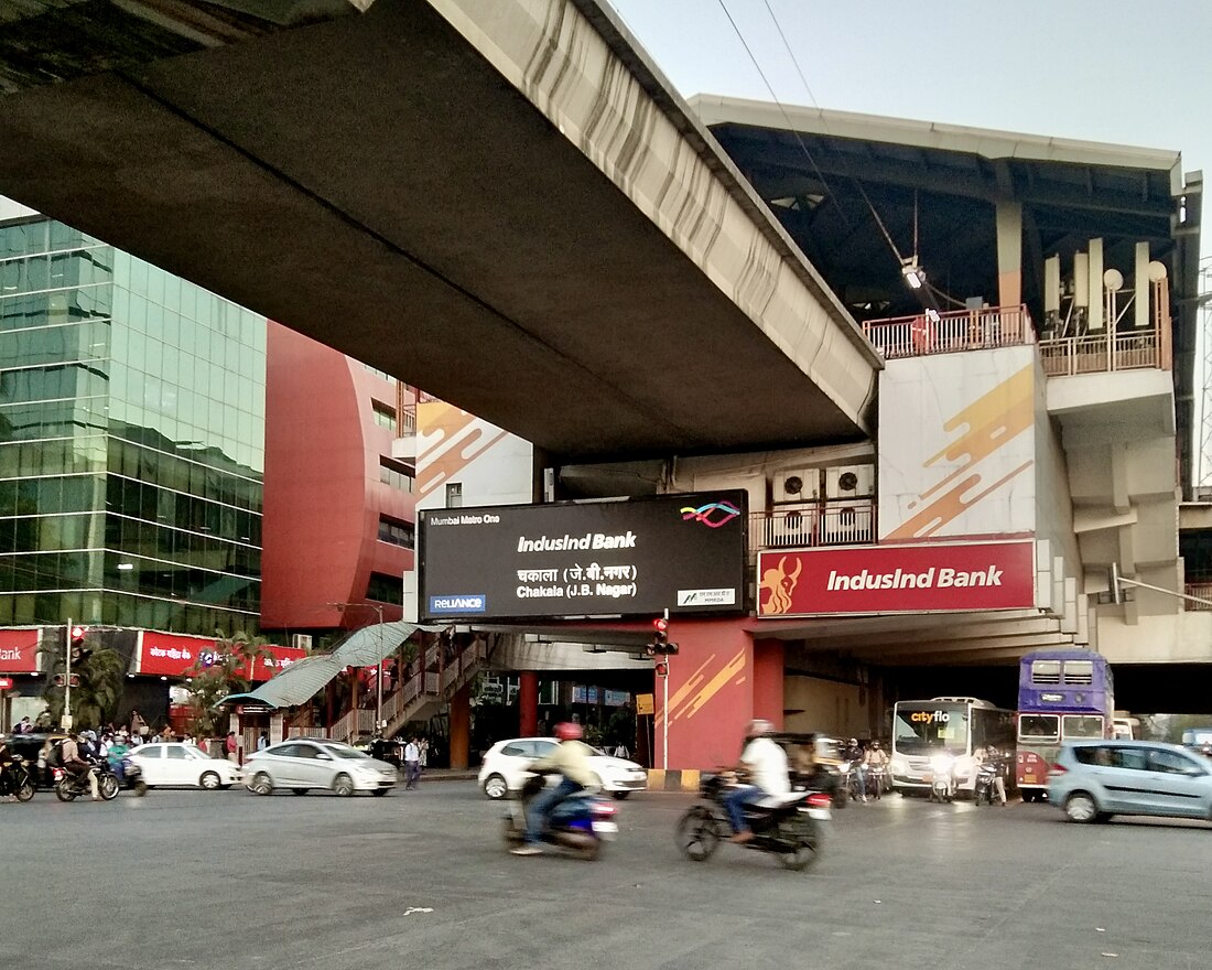 Chakala (J B Nagar) metro station