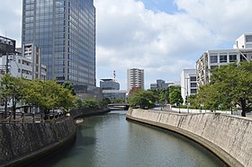 Chiba Miyako River on Azuma Bridge ac.jpg