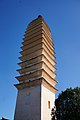 La pagoda mayor fue construida en el S.IX. las más pequeñas doscientos años después.