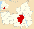 Chorley unparished area UK locator map.svg