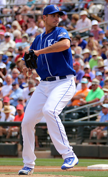 Young with the Kansas City Royals in 2016
