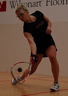 Christie Van Hees v roce 2007 na US Open Racquetball Championships.jpg