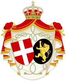 CoA Marie-José of Belgium queen of Italy.svg