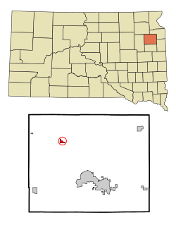 Kodington okrugida va Janubiy Dakota shtatida joylashgan joy