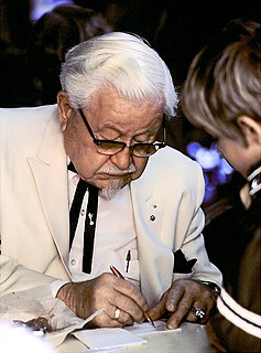 <span class="mw-page-title-main">Colonel Sanders</span> American entrepreneur (1890–1980)