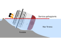 La nave Costa Concordia dopo il naufragio