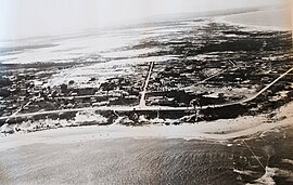 Aerial view of Costa Azul from 1945