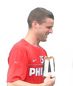 Culina at a training session with PSV.