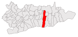 Кларасси округіндегі орналасуы