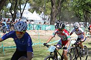 Deutsch: Radsport bei den Olympischen Jugendspielen 2018 Tag 10, 16. Oktober 2018 - Combined Criterium – XCC Qualifikation weiblich English: Cycling at the 2018 Summer Youth Olympics – Women's Combined Criterium – XCC Qualification on 16 October 2018.