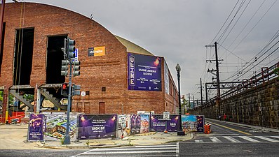 View down Delaware Avenue NE in 2015