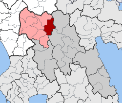 Localização dentro da unidade regional