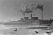 Danginlee power plant in the Mapo District of Seoul (January 17, 1980)