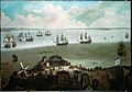 Daniël Schellinks - HM Ship Tiger Taking the Schakerloo in the Harbour of Cadiz, 23 February 1674.jpg