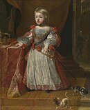 Портрет Карла II Испанского в детстве. 1666. Холст, масло. Королевский музей изящных искусств, Брюссель