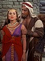 John Derek with Debra Paget from the trailer for The Ten Commandments (1956)