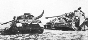 Destroyed German tanks at Kursk.gif