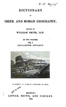 Dictionary of Greek and Roman Geography Volume I Part 1.djvu