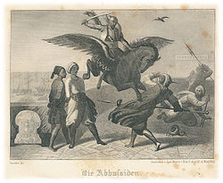 Illustration for Die Abbassiden. From Gesammelte Werke, dritter Band. 1853.