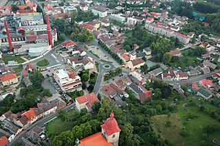 <span class="mw-page-title-main">Dobrovice</span> Town in Central Bohemian, Czech Republic