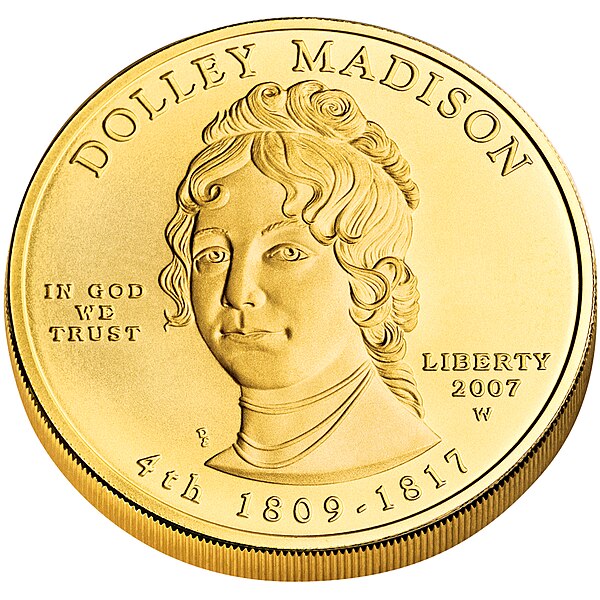 File:Dolley Madison First Spouse Coin obverse.jpg