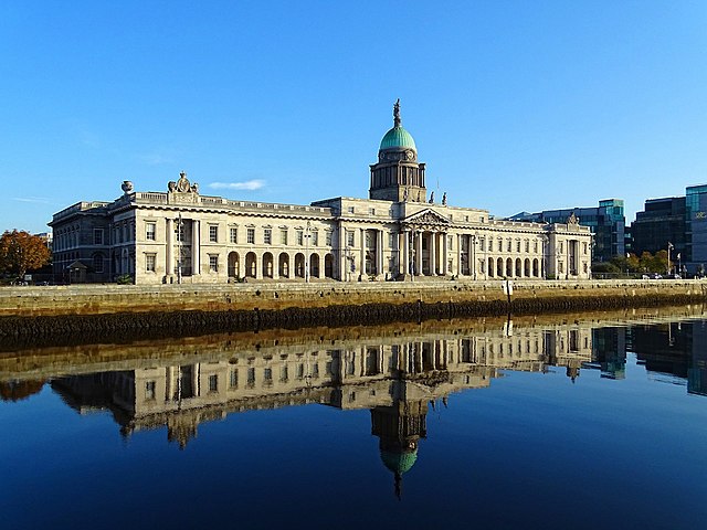 Owen's offices in Dublin were located in The Custom House