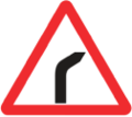 Dangerous curve to right