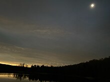 A total solar eclipse from the northern side of Stillwater Reservoir. Eclipse Stillwater.jpg