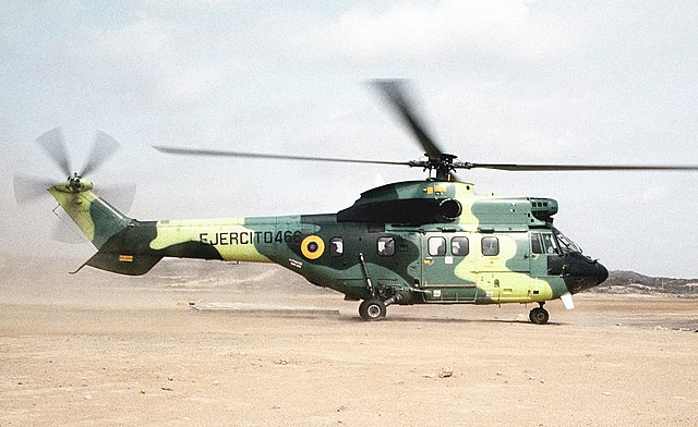 An Ecuadorian Army Cougar