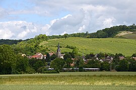 Une vue générale de Brasles