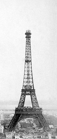 Eiffel Tower 12 March 1889