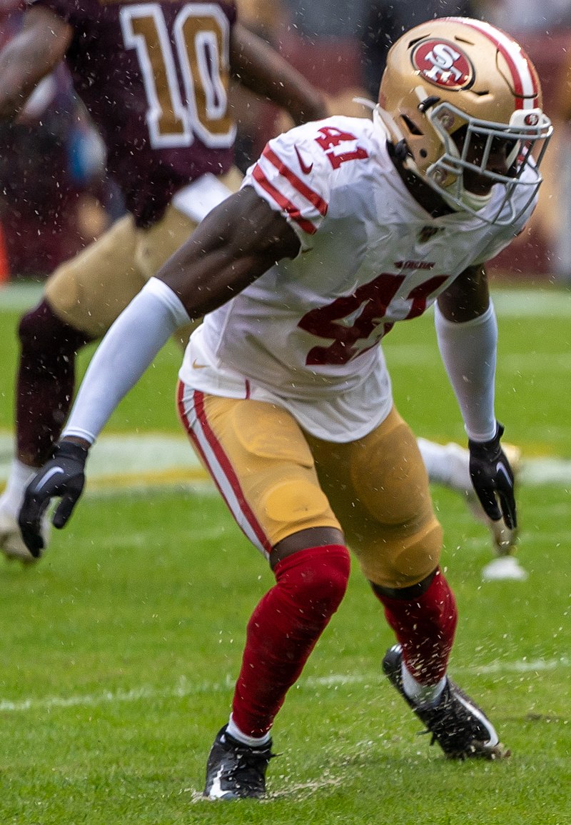 San Francisco 49ers defensive back Emmanuel Moseley (41) is seen