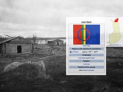 Image for blog post about the launch of a Wikipedia in Inari Sámi language