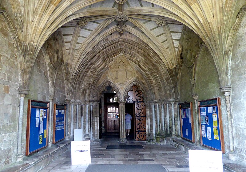 File:Entrance Porch to Christchurch Priory.jpg