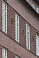 Deutsch: Fassadendetail des Amtsgerichts Bergedorf, Ernst-Mantius-Straße 8 in Hamburg-Bergedorf.