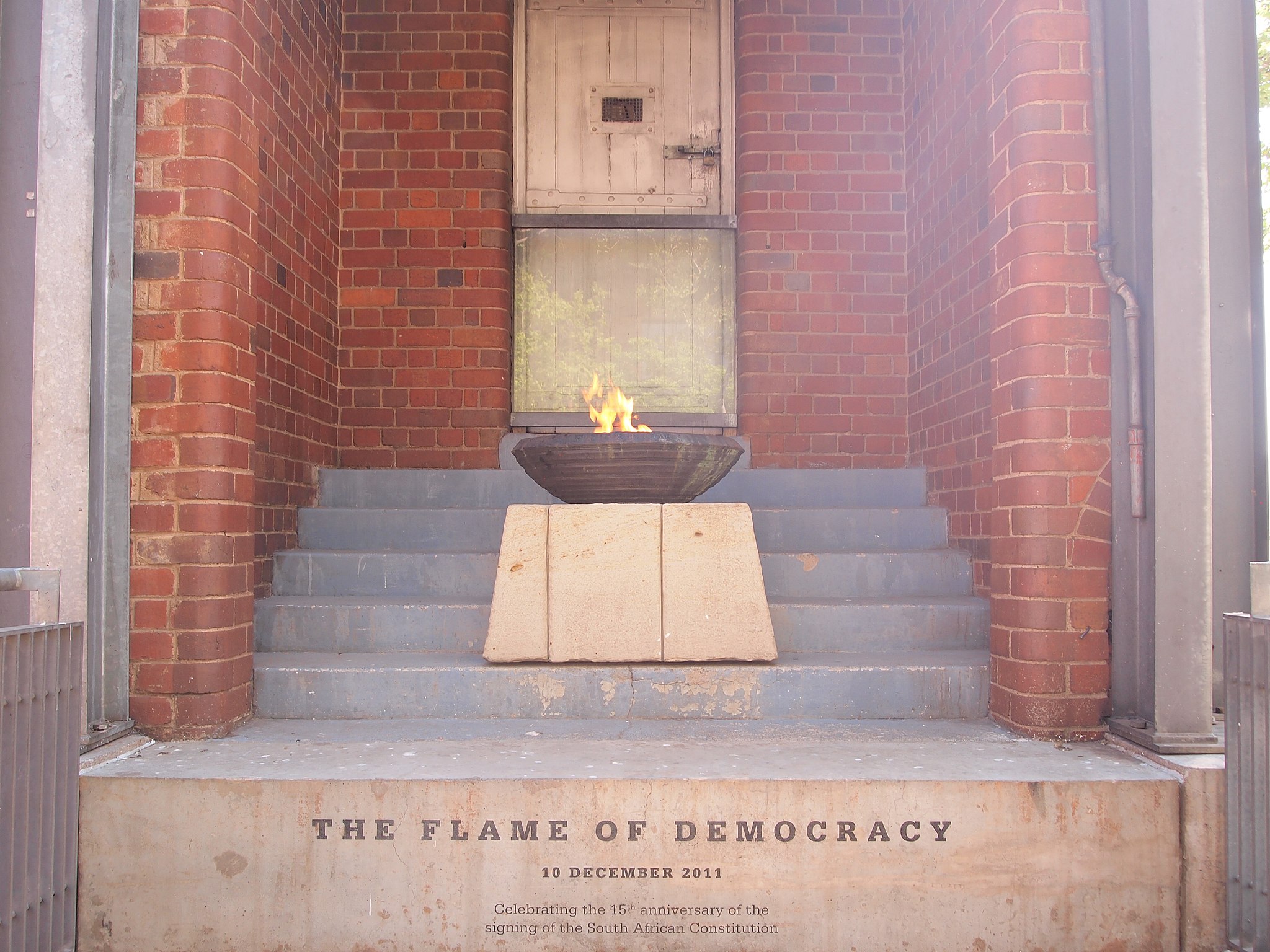 Eternal Flame on Constitution Hill in Johannesburg