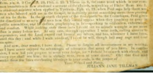 Article by Juliann Jane Tillman, found in a family Bible in Dayton, Ohio Excerpt of Juliann Jane Tillman article.png