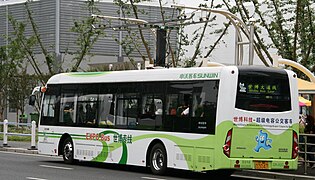 Bus listrik di Shanghai, Tiongkok