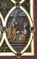 Flügel mit Szenen aus dem Freudenreichen Rosenkranz aus dem Rosenkranzaltar von Metz, 1877 (1948 abgebrochen); Detail: Jesus im Tempel