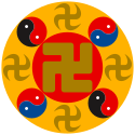 Logo of Falun Gong.