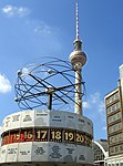 Weltzeituhr och Fernsehturm, Berlin (1964–1969)