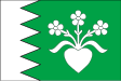 Lesní Jakubov zászlaja