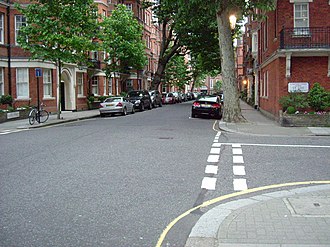 View along Flood Street at the junction with St Loo Avenue. Flood Street, SW3 - geograph.org.uk - 841208.jpg