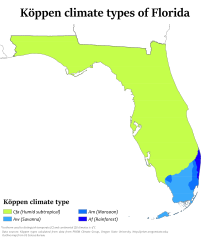 Image 26Florida map of Köppen climate classification. (from Geography of Florida)