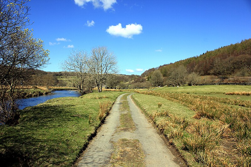 File:Footpath and River at Dolwyddelan - geograph.org.uk - 3438904.jpg