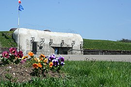 Entrée des hommes de l'ouvrage de Rohrbach.