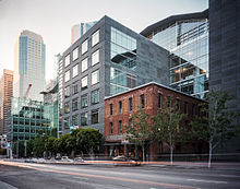 The Foundry II building facade by Architectural Glass and Aluminum, incorporates historic industrial building styles with modern design. FoundrySquare13.jpg