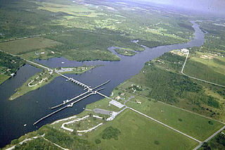 Franklin Lock and Dam Dam in Olga, Florida, United States