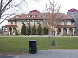 Queens College in New York City still uses many of its original Spanish-style buildings, which were built in the early 20th century.
