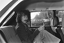 George Harrison in Amsterdam, Februar 1977